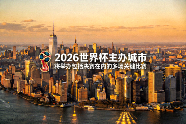纽约与新泽西都会区天际线，2026世界杯主办城市之一，将举办包括决赛在内的多场关键比赛