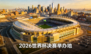 纽约大都会人寿体育场全景，2026世界杯决赛举办地
