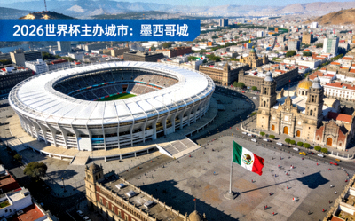2026世界杯主办城市墨西哥城，阿兹特克体育场及宪法广场